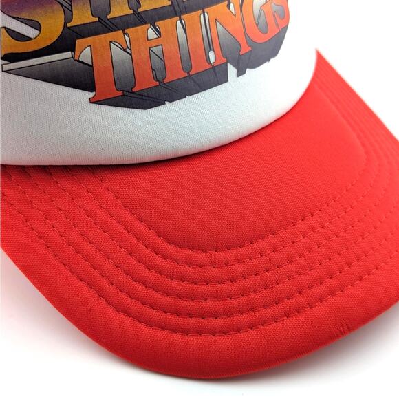 Loungefly Stranger Things Snapback Trucker Hat Netflix Retro Baseball Cap Unisex - Picture 2 of 9